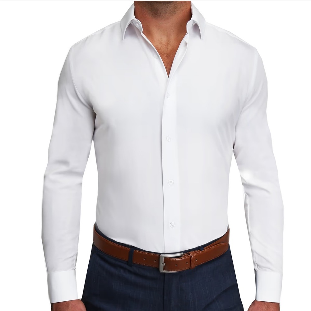 State & Liberty “The Springer” solid white dress shirt XL men’s